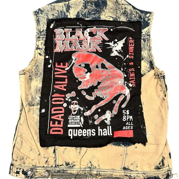 Y2K IMPERIOUS Original Apparel Mens Size XL Distressed/Acid Wash Rocker … - Picture 2 of 5